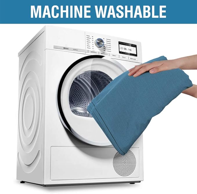 H.VERSAILTEX Linen Textured Table Cloths 60 x 120 Inch Premium Solid Tablecloth Spill-Proof Waterproof Table Cover for Dining Buffet Feature Extra Soft and Thick Fabric Wrinkle Free, Ink Blue