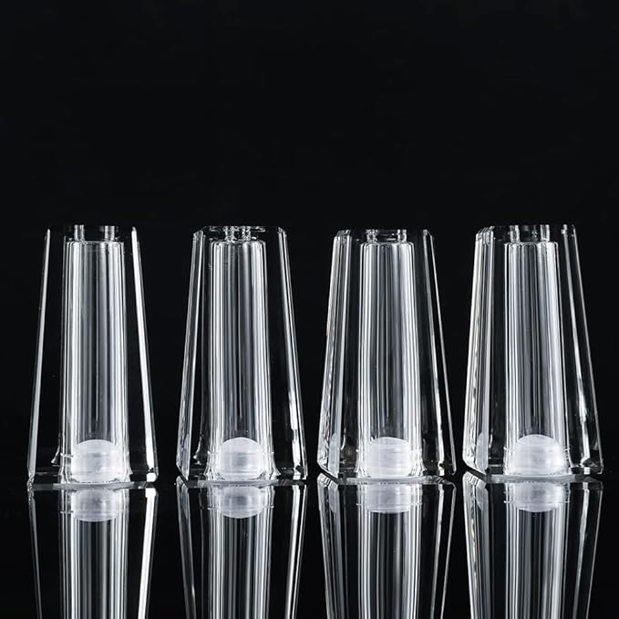 Salt and Pepper Shaker Set Spice Dispenser Refillable Design Cut Crystal Seasoning Shaker Kitchen Decor for Cooking Table, RV, Dinner Party, Camping BBQ (Set Of 4)