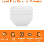 Luvan 7oz Butter Warmers for Seafood with 20 Tealight,4Pcs Ceramic Butter Warmers Set for Chocolate Butter Cheese,Ceramic Bowl Oven Microware Dishwasher Safe,Perfect for family dip Fruit,Dessert,Snack