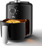 Bear Small Air Fryer 2.1 QT, Mini Airfryer Adjustable Time&Temp Control, Compact Size Space Saving for 1-2 People Quick Healthy Meals Snack in Minutes with Nonstick Basket