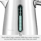 Breville BKE845BRT Smart Kettle Luxe Water Heater, 7 Cup, Black Truffle