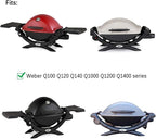 Stanbroil Cast Iron Cooking Griddle Replacement for Weber Q100 and Q1000 Series Grills, Replacement for Weber 6558