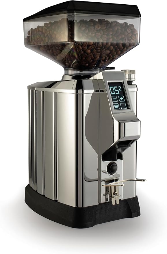 Touch&Match On-Demand Coffee Grinder, Professional Burr Grinder Made in Italy with Touch Screen, Precise Settings for Espresso, Moka, Filter & Americano, Fresh Grinding