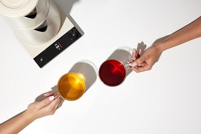 SAKI TeaSmart Electric Turkish Tea Maker, 110V Double Pot Electric Tea Kettle, 304 Stainless Steel BPA Free Turkish Tea Set, LED Indicator, Auto Shut-Off & Boil-Dry Protection, 1.75L, (Pearl White)