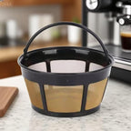 Reusable Coffee Filter for Mr. Coffee 10-12 Cup Coffee Makers, Stainless Steel Mesh Filter Basket Replacement, Washable & Dishwasher Safe, Eco-Friendly Paper Filter Alternative (1 Pack)