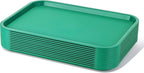 New Star Foodservice Fast Food Tray, Set of 12 (Green, 12 by 16-Inch)