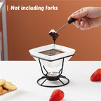 2 Pcs Butter Warmers for Seafood,Ceramic Butter Warmers for Chocolate or Cheese,Fondue Dishwasher Safe,Oven Safe,Microwave Safe