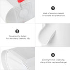 Kichvoe 1 Pc Pitter Remover Maraschino Cherries Pitted Olives Stone Remover Jujube Corer Pitter Tool Plum Kitchen Gadgets Deseeder Jam Fruit Vegetable Tool Dates