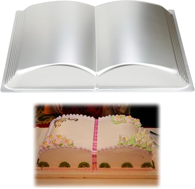 Aluminum Book Shaped Cake Pan Mould Birthday Cake Pan Bakeware Baking Mold Pastry Mould