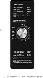 Midea Equipment 1034N0A Countertop Commercial Microwave Oven with Dial, 1000W, Stainless Steel, 1.2 CuFt