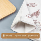 3 Packs Bread Bags for Sourdough, Reusable Bread Bags for Homemade Sourdough,TPU Lining with BPA-Free to Keep Fresh