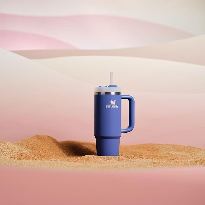 STANLEY Quencher H2.0 Tumbler with Handle and Straw 30 oz | Flowstate 3-Position Lid | Cup Holder Compatible for Travel | Insulated Stainless Steel Cup | BPA-Free | Exclusive Lupine