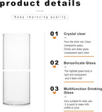 LUXU Drinking Glasses 15.5 oz, Thin Highball Glasses Set of 4,Elegant Bar Glassware For Water, Juice, Beer, Drinks, and Cocktails and Mixed Drinks,Lead-Free Pint Glasses,Glass Drink Tumblers