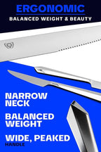 Dalstrong Flatware Cutlery Set - 20 Piece - Silverware Dinner Knife, Dinner Fork, Dinner Spoon, Dessert Fork, Dessert Spoon - High-Carbon Stainless Steel - Service for 4 - Table Dinner Set - Gift