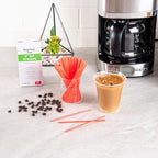 Restaurantware Restpresso 5 Inch Cocktail Stirrers 5000 Disposable Coffee Stirring Rods - Premium Odorless Red Plastic Stirrers For Coffee For Hot And Cold Drinks For Bars Or Offices