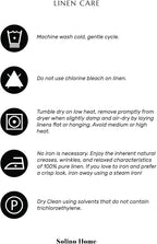 Solino Home Linen Black Table Runner 72 Inches Long - 100% Pure Linen Hemstitch Table Runner 14 x 72 Inch for Dresser, Dining, Summer, Fall, Autumn, Halloween - Classic Hemstitch