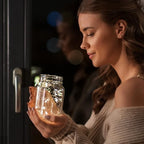 Mason Jars 16 oz 12Pack with 6 Extra Lids, Glass Pint Canning Jars 16 oz - 16oz mason jars with silver lids and extra 6 gold lids for Canning/Preserving/Meal Prep