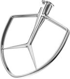 7QT Stainless Steel Flat Beater for KitchenAid Stand Mixer, Kitchen Aid Paddle Attachment Accessories/No coating/Dishwasher Safe Replacement for Kitchenaid Professional 7QT Series Mixer