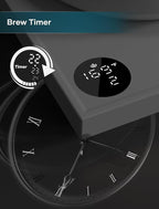 Electric Kettles, Gooseneck Electric Kettle, ±1℉ Temperature Control, Stainless Steel Inner, Quick Heating, for Pour Over Coffee, Brew Tea, Boil Hot Water, 0.9L Dark Grey