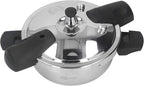 Yctze Mini Pressure Cooker, Stainless Steel Pressure Cooker Explosion Proof 1.8 Liter Pressure Cooker for Home