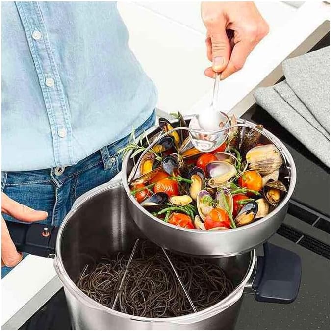 Fissler Vitavit Premium Pressure Cooker with Steamer Insert, 8.5 Quart
