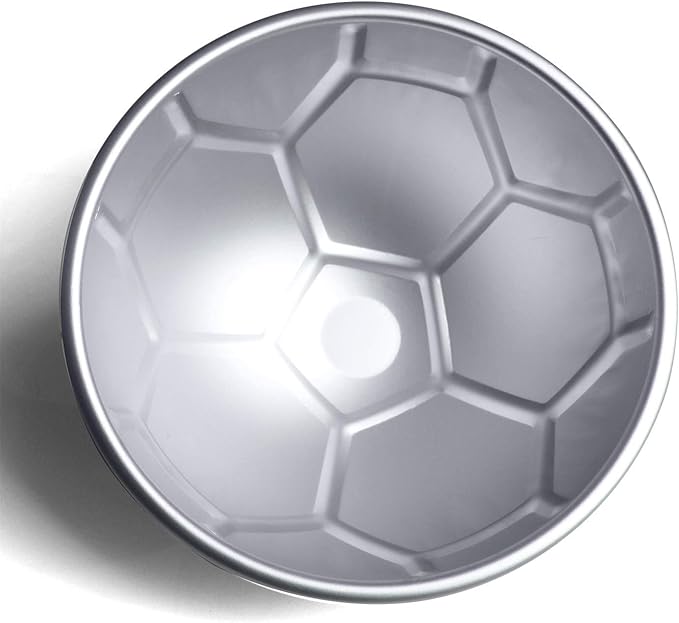 Big 8-inch Half Soccer Ball Football Shaped Birthday Cake Pan Bakeware Pastry Baking Cake Decorating Pan Mold