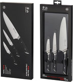 Cangshan HELENA Series German Steel Forged Starter Knife Set (Black, 3-Piece)