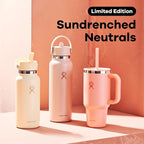 Hydro Flask 40 Oz Travel Tumbler with Handle, Lid and Straw - Insulated Stainless Steel in Seacliff