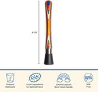 Baltique Marrakesh Collection Wooden Muddler for Cocktails – Colorful Birch Wood Handle with Non-Scratch Head, Perfect for Mojitos, Old Fashioneds & Home Bartending