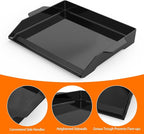 Onlyfire Universal Enamelled Cast Iron Griddle, BBQ Flat Top Griddle for Any Grills and Gas Hob, 18.6" x 14"