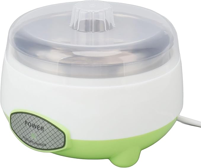 Compact Yogurt Maker Machine Stainless Steel Container for Homemade DIY Yogurt Green Stainless Steel Yogurt Maker Machine DIY Yogurt Maker Machine Compact Yogurt Maker Machine