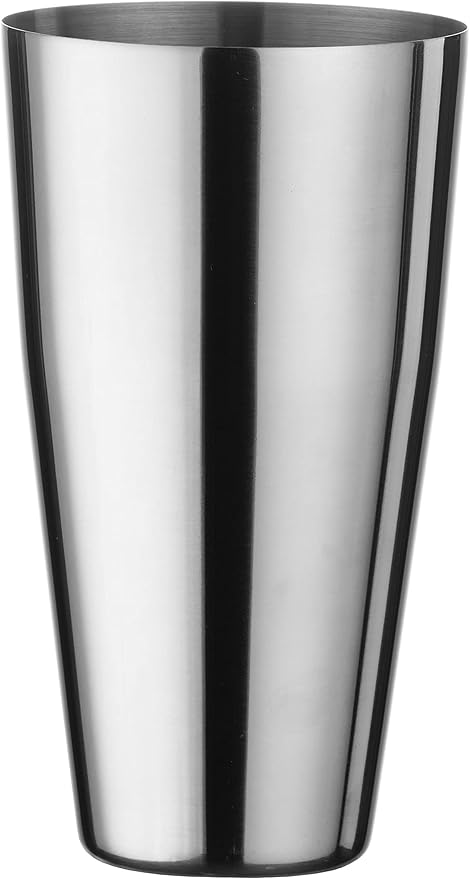 Godinger Cocktail Shaker, Martini Shaker, Boston Shaker, Stainless Cup and Crystal Glass to Mix Drinks Cocktails - Dublin Collection