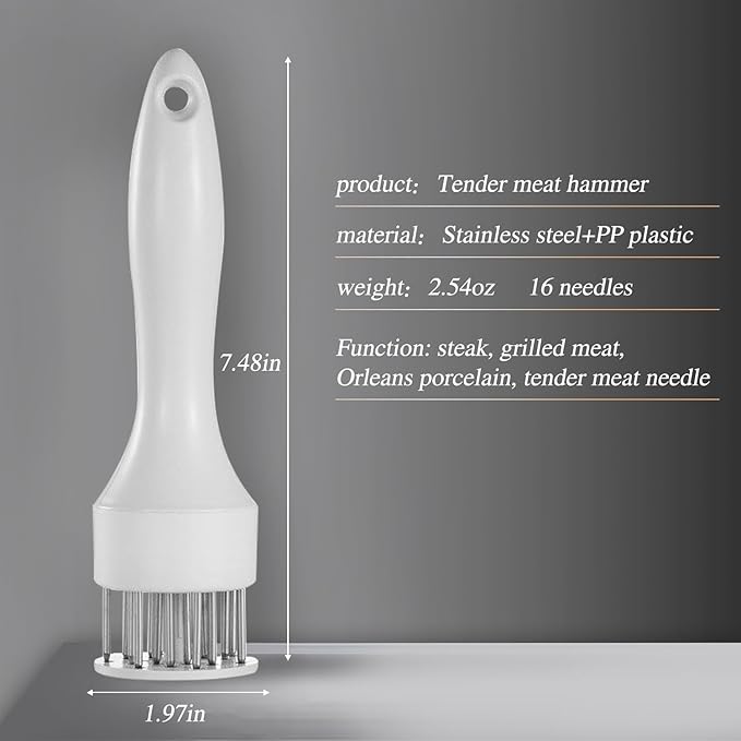 2-piece set meat tenderizer,meat tenderizer tool,meat mallet,Tenderizes meat, makes steaks evenly thick, helps marinate and shortens cooking time