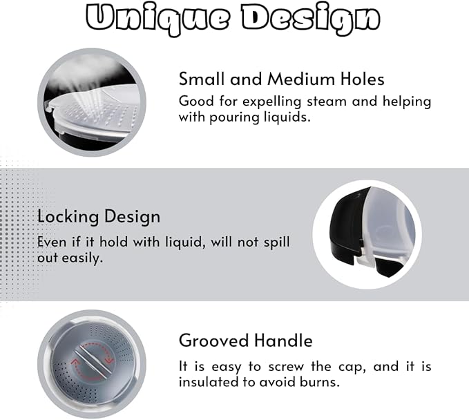 Professional Large Micro Cooker for Microwave 2 Quart | Food Steamer Pot for Vegetable, Melting Butter | BPA Free, Dishwasher Safe Cookware