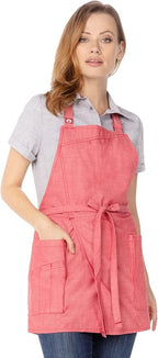 Chef Works Unisex Medford Short Bib Apron