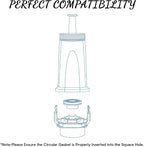 Replacement Water Filter for Breville Espresso Machine Barista Touch Bes880, Barista Pro BES878, Oracle Touch BES990, Oracle BES980, Dual Boiler BES920 Bambino ClaroSwiss Sage, Pack of 6