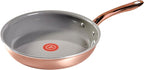 T-Fal Preserve Ceramic Nonstick Frying Pan Skillet 12-inch, Oven Broiler Safe up to 350°F, Cookware, InoCeram Glide Technology, Frying Pan, Skillet Pots & Pans, Rose Gold