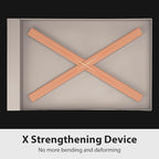 Utheer 16.5" x 10" Ceramic Nonstick Stainless Steel Griddle for Gas, Charcoal & Grill, Large Stove Top Griddle, Non-Toxic, PFAS/PFOA/PTFE Free, Oven Up to 500°F, for BBQ, Camping & Kitchen