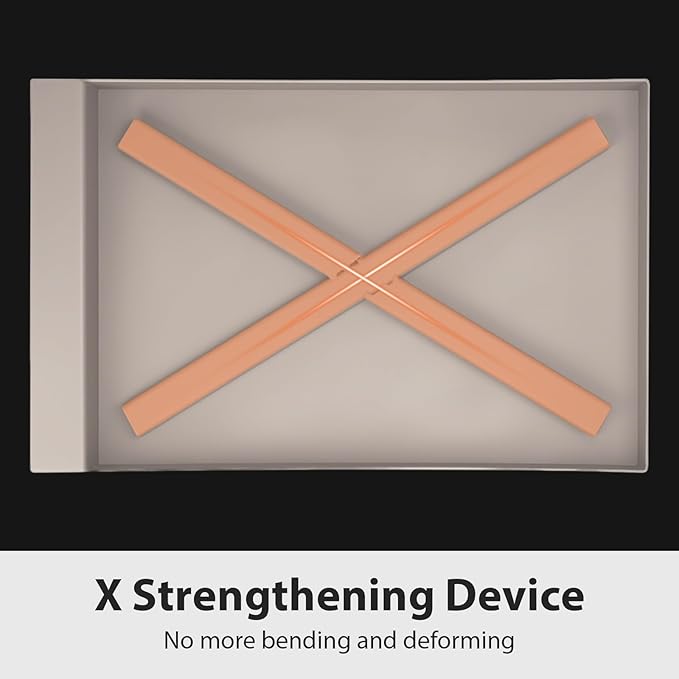 Utheer 16.5" x 10" Ceramic Nonstick Stainless Steel Griddle for Gas, Charcoal & Grill, Large Stove Top Griddle, Non-Toxic, PFAS/PFOA/PTFE Free, Oven Up to 500°F, for BBQ, Camping & Kitchen