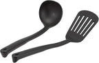 Amazon Basics Hard Anodized Non-Stick 12-Piece Cookware Set, Black - Pots, Pans and Utensils