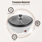 800W Electric Coffee Roaster Machine Upgrade Household Coffee Bean Roasting Baking Machine 500g Capacity Roasted Pecans Machine with Timer 0-240℃ Temperature Adjust for Home Use