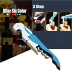 Professional Waiter Corkscrew Wine Openers Set, Heavy Duty Stainless Steel Hinges Wine Key for Restaurant Waiters, Sommelier, Bartenders