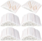 2000 Pcs Individually Wrapped Wooden Coffee Stirrers, Disposable Coffee Stir Sticks Round End Sticks Bulk Wood Stirrers for Cocktail Hot Drinks Restaurant Bar Home Office (7 Inch)