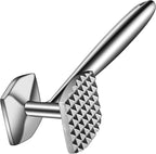 Meat Tenderizer 304 Stainless Steel Hammer Mallet Tool Pounder Flattener For Tenderizing and Pounding Steak Beef And Poultry.Dishwasher Easy