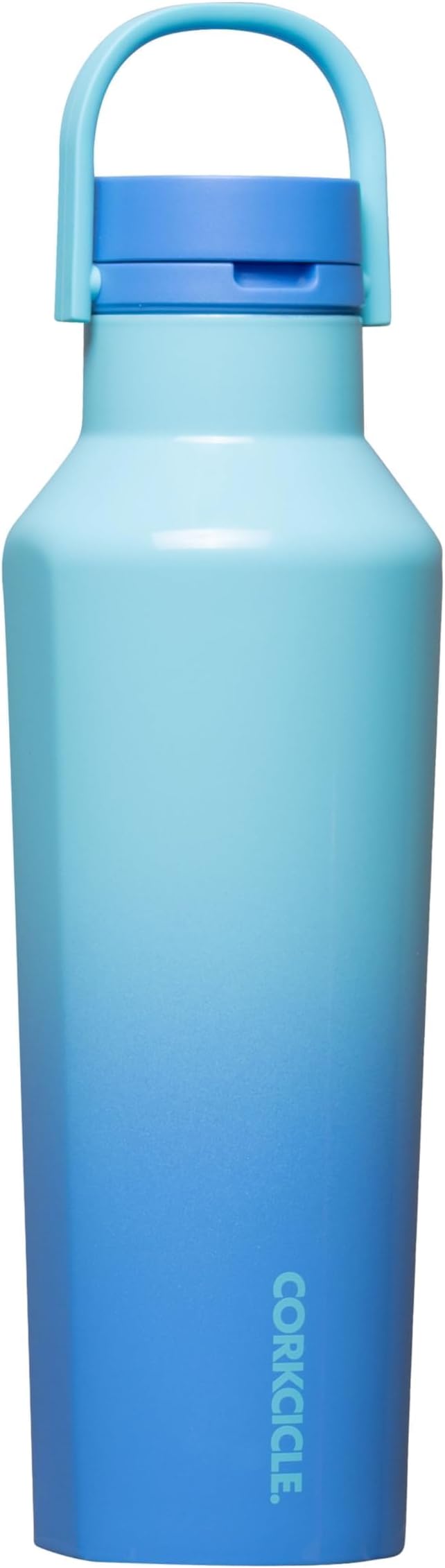 Corkcicle Sport Canteen Insulated Tumbler, Boom Box Blue, 20 oz – Reusable Water Bottle Keeps Beverages Cold for 25 Hours & Hot 12 Hours – Cupholder Friendly Tumbler with Screw-On Cap