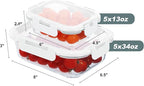 10 Pack Glass Food Storage Containers, Meal Prep Containers with Lids, Airtight Glass Lunch Boxes, Freezer, Oven, and Microwave Safe, White