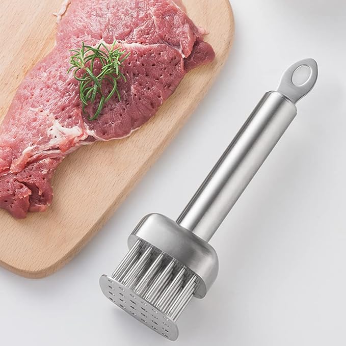 Meat Tenderizer Tool - Stainless Steel Meat Tenderizer Needle for Steak Beef Pork Chicken BBQ