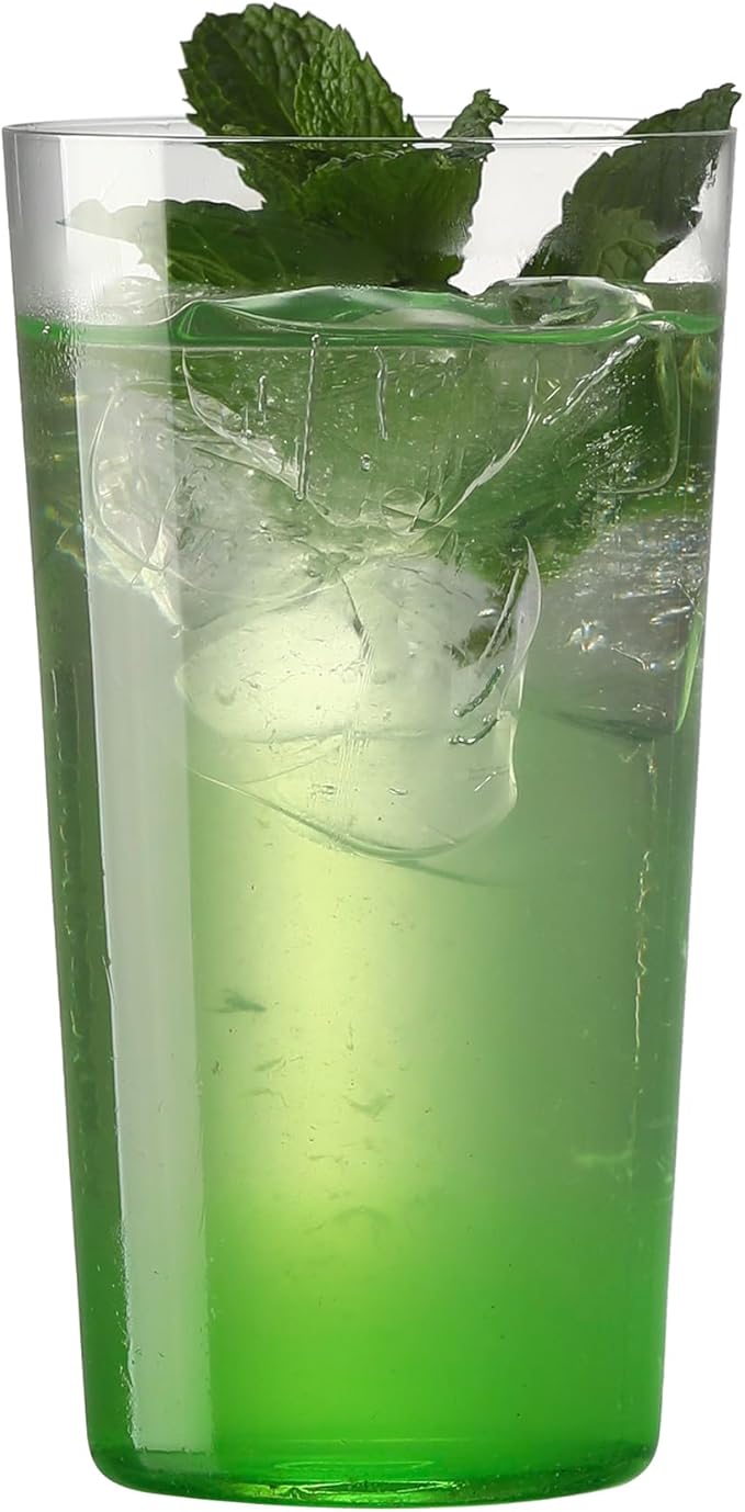 Drinking Glasses 13.3oz, Thin Collins Glasses Set of 6,Clear Tall Glass Cups For Water, Juice, Beer, Drinks, and Cocktails and Mixed Drinks (6pcs CollinsGlass 136mm)