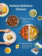 KOOC Slow Cooker Liners 14"x22" 30 Count Extra Large Size Disposable Pot Liners Cooking Bags Fit 6 qt to 10 qt Pot BPA Free Fresh Locking Seal Design