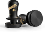 MHW-3BOMBER 58.35mm Espresso Tamper New Year Edition Snake Pattern - 3 Spring Loaded Coffee Tamper with Sound Feedback - Barista Tamper Tool - Ergonomic Handle Ripple Base T6079TS-OS